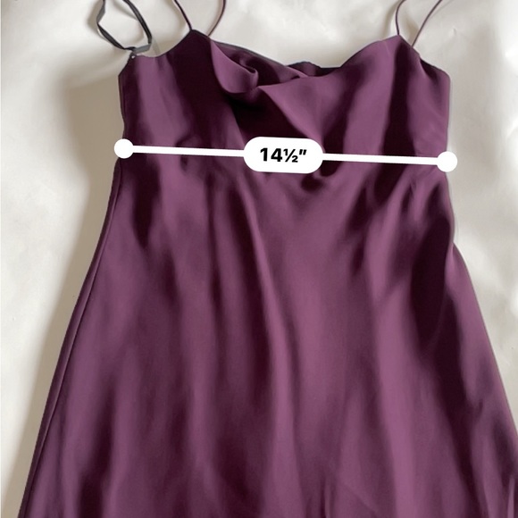 Elegant Michelangelo Purple Evening Dress - Picture 9 of 11